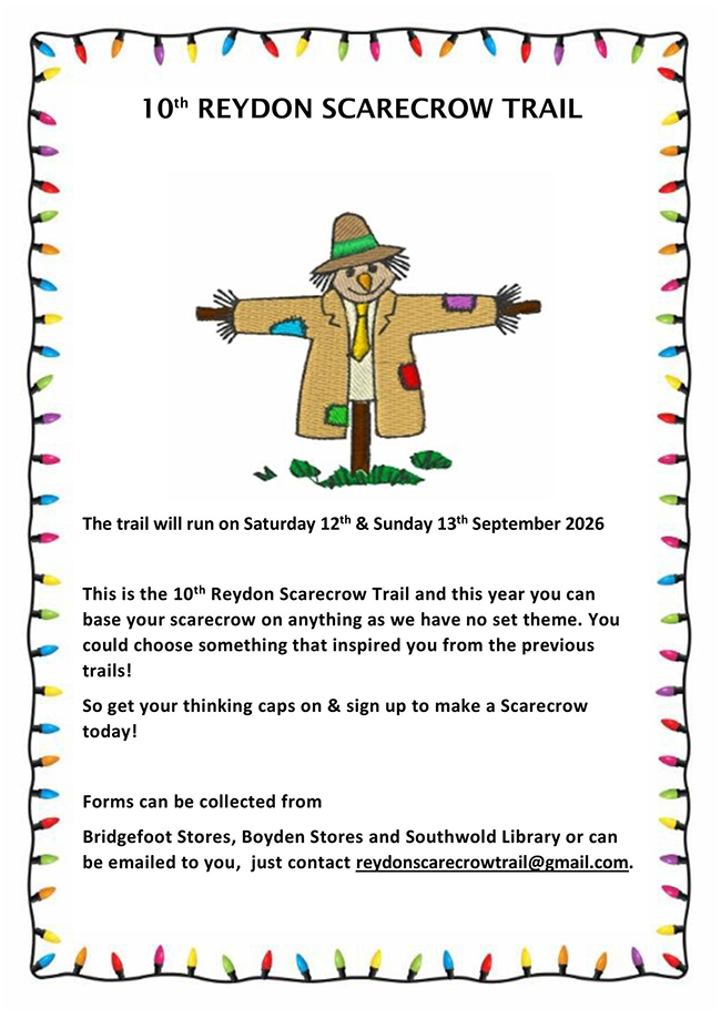 10th Reydon Scarecrow Trail